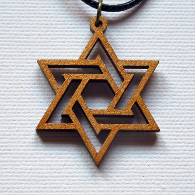 Medalion Simbolul Chakra Inimii auriu